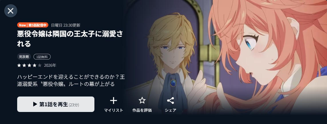 悪役令嬢は隣国の王太子に溺愛される